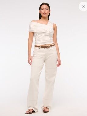 Abercrombie Low Rise Baggy Jean